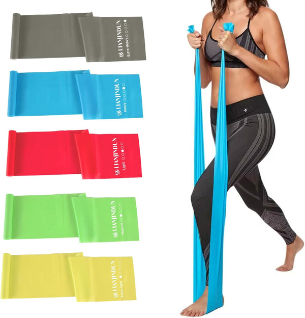 Professional Resistance Bands, Latex-Free Work Out Bands, Stretch Bands for Women or Men, Exercise Set