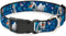 Buckle-Down Plastic Clip Collar, Frozen Olaf Poses, 1" Wide, Fits 11-17" Neck, Medium
