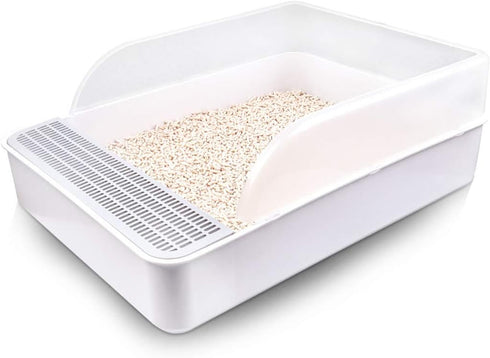 Tfwadmx Pet Small Rabbit Litter Box Toilet, Bunny Rectangle Potty Trainer, Corner