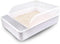 Tfwadmx Pet Small Rabbit Litter Box Toilet, Bunny Rectangle Potty Trainer, Corner