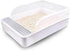 Tfwadmx Pet Small Rabbit Litter Box Toilet, Bunny Rectangle Potty Trainer, Corner