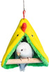 QBLEEV Winter Warm Bird Hammock Tent - Small Birds Soft Plush Sleeping Bed Hideaway Cave for Parakeets, Cockatiels,