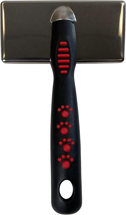 Ryan's Pet Supplies Paw Brothers Soft Flat Slicker Brush for Dogs, Gentle Grooming Brush for Small & Medium Dogs