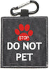Funny Dog Leash Sleeve Do Not Pet Wrap Alert Hanging ID Patch Tag, Pet Birthday Gift (Do Not Pet2-Tag)