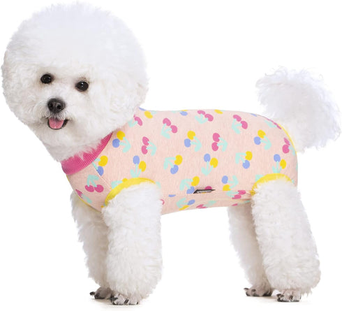 2 Packs Dog Recovery Onesie Suit for Dogs Cats After Surgery - XXL Pink, Cone E-Collar Alternative, Abdominal Wounds