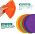 TuXHui 4 Inch 9 Inch 6/12/24/60Pcs & Poly Spot Markers for Gym Floor, Non-Slip Rubber Floor Dots Flat Cones, Agility