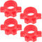 Yardwe 4 Pcs Barbell Screw Collar Set - Dumbbell Nut Accessories for Fitness Hand Bell Curling Equipment Supplies