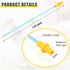 Weewooday 50 Disposable Artificial Insemination Rods for Dog Goat Sheep Breeding (Blue, 8 Inches)
