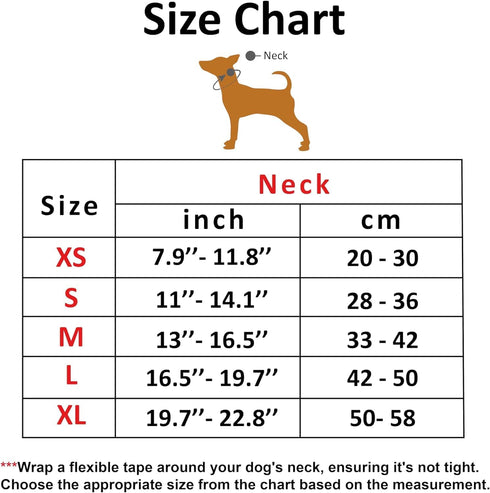 Soft Leather Dog Collar - Durable Heavy Duty Collars for Small, Medium, Large Dogs