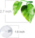 CousDUoBe 2 Pack Betta Fish Leaf Pad - Natural, Organic Rest Area for Fish Aquarium Ornaments