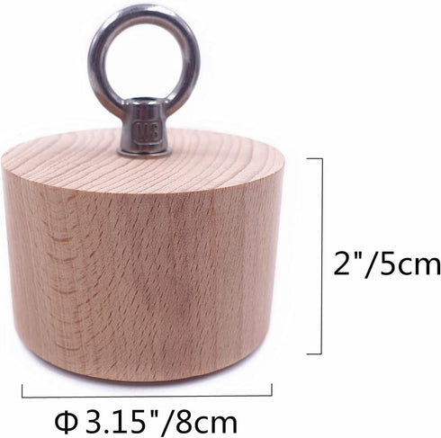 Wooden Pinch Block Grip Workout Climbing Power Grip, Forearm Finger Exerciser Strength Training Equipment