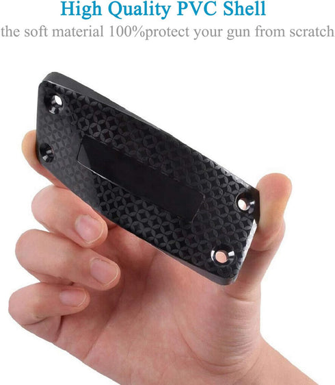 Nswern 37.5LBS Magnetic Gun Mount & Holster for Truck Hidden Rack Cabinet Rubberized, Concealed Gun Magnet Tough