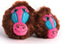 fabdog Faballs Dog Ball Toys, Super Squeaky Durable Plush Toys for All Breeds, Animal-Themed Plush Toy Balls | Small