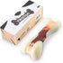 Tikaton Dog Chew Toys for Aggressive Chewers, Durable Beef Flavor Teething Bones for All Puppies