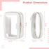 Set 2, Transparent Cosmetic Bags of Waterproof Travel Toiletry Storage, Leather Makeup Brush Organizers with Clear