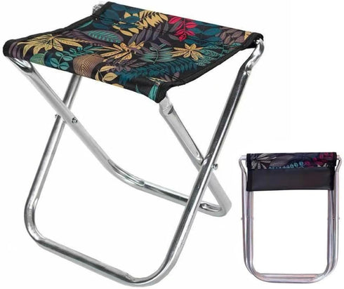 Generic Small Portable Camping Stool, Outdoor Lightweight Samll Chair for Fishing, Hiking, Gardening,