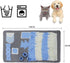YWLUUOO for Dog Slow Feeder Sniffing Pad Interactive Puppy Puzzle Toy Pet Nosework Treats for Play Mats Relieving St