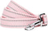 Blueberry Pet Essentials Adjustable Baby Pink Reflective Dog Collar and Leash Set, 5 ft Leash for Small Dogs