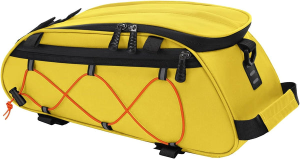 MOSISO Bike Rack Bag with 2 Removable Panniers, Waterproof Trunk Cooler Storage Bag for Bicycle Rear Seat