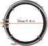 TOPINCN Round Air Bubble Diffuser Ring for Aquarium, Fish Pond Oxygenation Bubbler, 25cm Aerator Bubble Stone