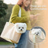 KAMEIOU Breathable Mesh Cat Small Dog Purse Carrier Tote Bag for Small Dogs Pets Outdoor Pet Purse Carriers for Puppy