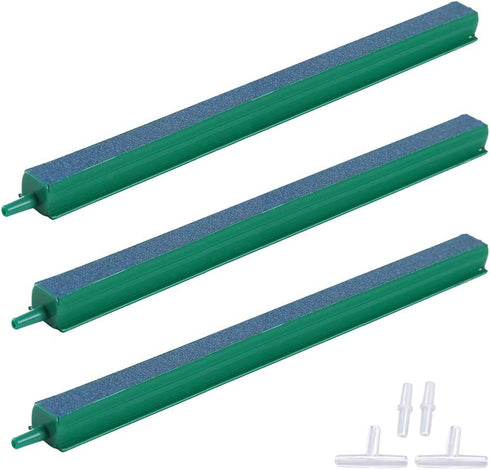 ALEGI 3-Piece Air Stone Bars for Aquarium, 10 inch Hydroponics with Connectors