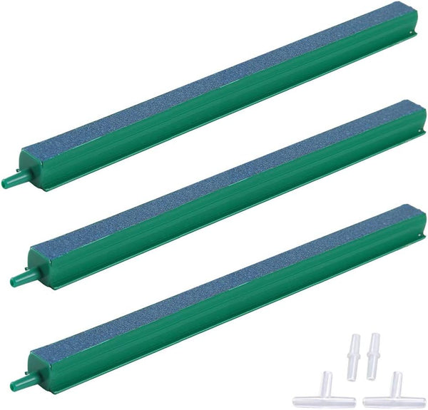 ALEGI 3-Piece Air Stone Bars for Aquarium, 10 inch Hydroponics with Connectors
