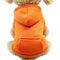 Idepet Dog Hoodies for Small Dogs - Warm Coat Jacket Vest for Chihuahua, Autumn Puppy Outfits (S, Orange)