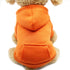 Idepet Dog Hoodies for Small Dogs - Warm Coat Jacket Vest for Chihuahua, Autumn Puppy Outfits (S, Orange)