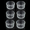 6 Pcs Glass Reptile Feeding Bowl, Food Basin Tray Container, Water Dish Cup for Small Reptiles
