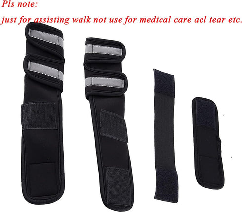 SELMAI Reflective Dog Shoulder Brace, Front Leg Brace for Canine Elbow Support, Joint Wrap for Arthritis