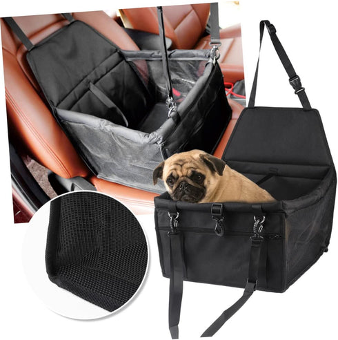 HEMOTON PET Breathable Mesh Waterproof Dog Travel Bag Thick Support Rods Suitable for Cats and Dogs PET for Car