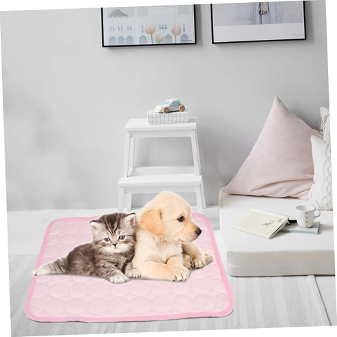 Lightweight Pet Cooling Mat for Dogs - Breathable Cushion for Hot Weather Rest