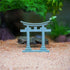 Asian Japanese Shinto Torii Gate Aquarium Decorations, Miniature Shrine Ornament for Fish Tank