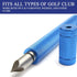 Golf Tool Set with Club Groove Sharpener, Retractable Brush, Cleaner for Wedges & Irons