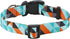 Dog Collar with Bohemia Floral Patterns, Soft Adjustable Ethnic Style Collar for Small Medium Large Dogs (Geometry, M)
