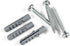 Wall Mounted Ski Rack Organizer Heavy Duty Horizontal Storage for Skis and Poles with Metal Frame and Padded Hooks