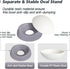 Adjustable Elevated Cat Food Bowls, Anti-Slip and Anti-Noise Raised Cat Dish Protecting Pet’s Spine, Thickened Plastic