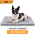 Dog Bed 30" x 20" Grey, Washable Dog Crate Mat, Ultra Soft & Anti-Slip, Suitable for Dogs Up to 35 lbs