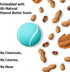 Playology Squeaky Dog Toy | Durable Peanut Butter Scented Rubber Fetch Ball for Large Dogs | Floating Non-Toxic Toy
