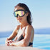 generic Pool Goggles, Clear Vision Silicone Pool Goggles with Ear Plugs Nose Clip,Antifog Wide View Adult Swim Goggles