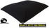 DIY Durable Tough Black Canvas Pet Dog Bed Pillow Cover, Waterproof Resistant Case Set for Medium Large Dogs, Covers