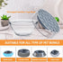 Soft Silicone Slow Feeder Dog Bowls Insert for Small, Medium, and Large Dogs, Compatible with Regular Bowls