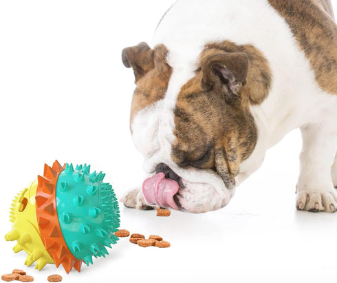 Carllg Durable Dog Toys for Aggressive Chewers, Treat Dispensing Puzzle Balls for Medium and Large Breed Puppies