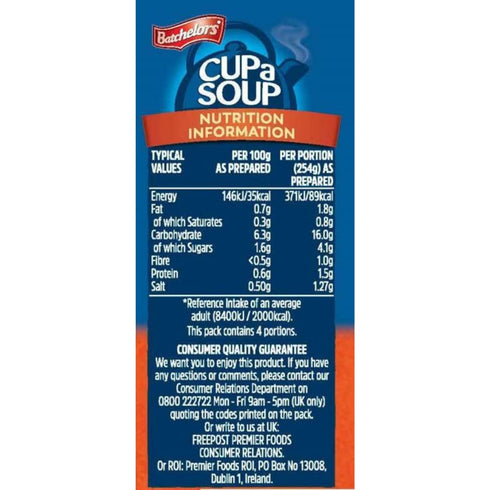 Batchelors Pack 4 Minestrone with Croutons Cup a Soup