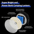 3 (Dimming-Black) Camping Pop up Tent Light for Hanging, LED Rechargeable Portable Overhead Lantern for Vendor Booths