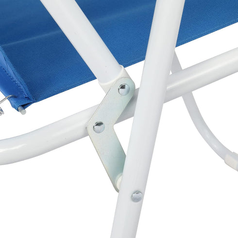 DESIGNSCAPE3D 4.4lbs, 19.1 17.3 29.5 inches Portable Outdoor Beach Chair, Lightweight Sturdy Oxford Cloth, Foldable