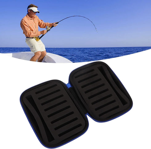 Fishing Lures Storage Bag, EVA Fishing Tackle Storage Case for Treble Hooks, Bait, Sequin Box, Fishing Supplies