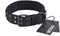 OneTigris Military Adjustable Dog Collar with Metal D Ring & Buckle, 2 Sizes (Black, L)