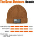 Ultra Warm and Soft Beanie - The Great Outdoors with Outstanding Embroidery and Craftsmanship